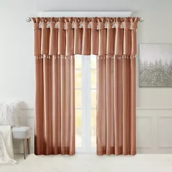 Spice Twist Top Curtain Panel, 84 in.
