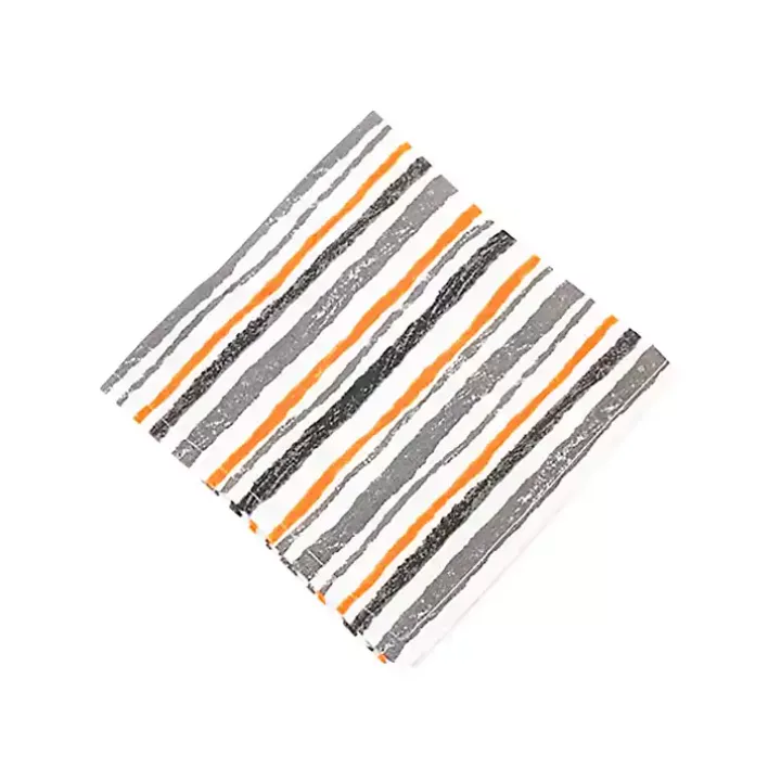 Spooky Stripe Halloween Napkins, Set of 6