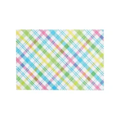 Spring Blossom Plaid Placemats, Set of 6