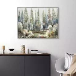 Spring Clearing Framed Canvas Art Print