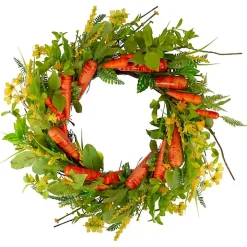 Springtime Carrots Easter Wreath