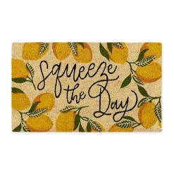 Squeeze the Day Coir Doormat