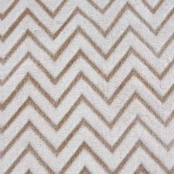 Stone Chevron Plush Throw