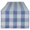 Stonewash Blue Buffalo Check Table Runner, 72 in.