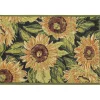 Sunflower Blossoms Indoor/Outdoor Rug, 3x4