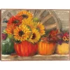 Sunflower Still Life Framed Canvas Art Print