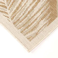 Sunlight Palm Leaves Outdoor Area Rug, 6x9