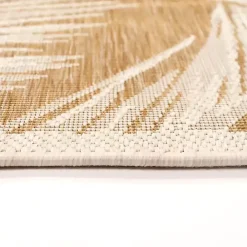 Sunlight Palm Leaves Outdoor Area Rug, 6x9