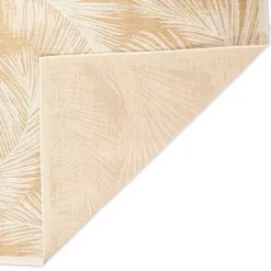 Sunlight Palm Leaves Outdoor Area Rug, 6x9