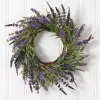 Swirled Lavender and Greenery Wreath