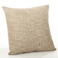 Tan Ombre Down Filled Square Throw Pillow