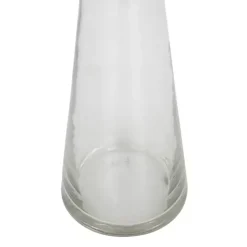 Tapered Glass Pillar Candle Holders, Set of 3