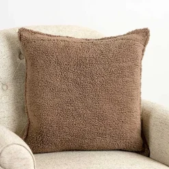 Taupe Cozy Waffle Pillow