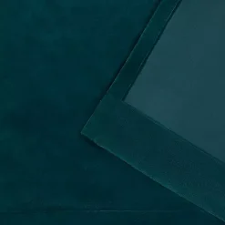 Teal Heavyweight Velvet Curtain Panel Set, 84 in.
