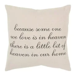 There Is A Little Bit Of Heaven In Our Home Pillow