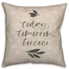 Today, Tomorrow, Forever Indoor/Outdoor Pillow