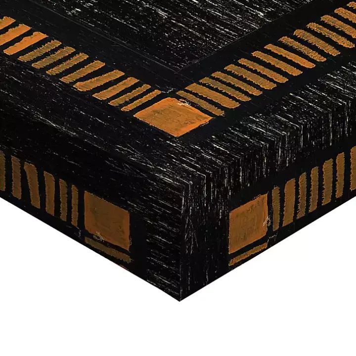 Trick or Treat Polka Dot Pumpkin Canvas Art Print