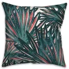 Tropical Leaves Outdoor Pillow