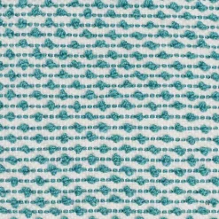 Turquoise Knotted Tassel Outdoor Throw Pillow