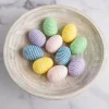 Tweed Striped Easter Eggs Bowl Filler