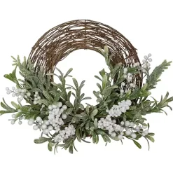 Twig and Frosted Berry Wreath