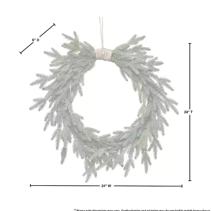 Twine Bound Fir Branch Wreath