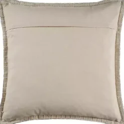 Twine Embroidered Edge Pillow, 24 in.