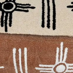 Two-Tone Tufted Western Lumbar Pillow