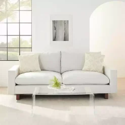 Vanilla Knotted Diamond Throw Pillows, Set of 2