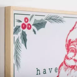 Vintage Merry Little Christmas Wall Plaque