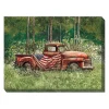Vintage Truck Outdoor Canvas Art Print, 40x30 in.