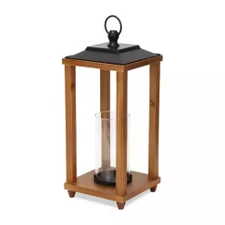 Vivora Wooden Open Lantern, 20.5 in.