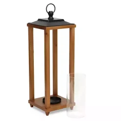 Vivora Wooden Open Lantern, 24 in.