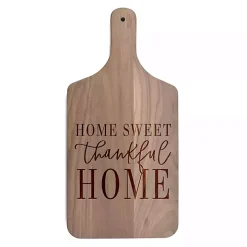 Walnut Wood Home Sweet Thankful Home Cutting Board