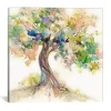 Watercolor Tree Of Life Canvas Art Print