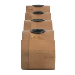 Wavy Wood Taper Candle Runner