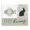 Welcome Every Bunny Canvas Art Print