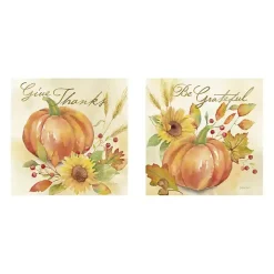 Welcome Fall Canvas Art Prints, Set of 2