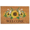 Welcome Sunflower Mix Doormat