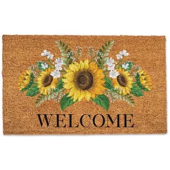 Welcome Sunflower Mix Doormat