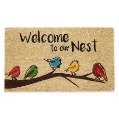 Welcome to Our Nest Coir Doormat