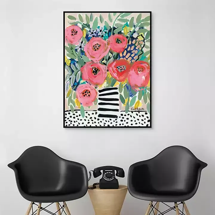 Welcome to the Party Framed Canvas Art Print