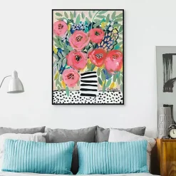 Welcome to the Party Framed Canvas Art Print