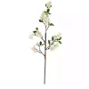 White Blossom Flower Stems, Set of 3