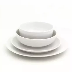 White Ceramic 16-pc. Dinnerware Set