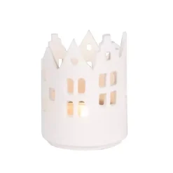 White City Light Cityscape Votive Candle Holder