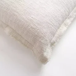 White Coco Flange Pillow