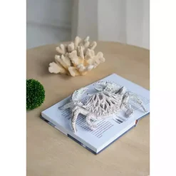 White Coral Crab Figurine