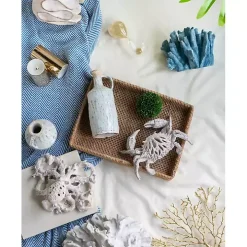 White Coral Crab Figurine