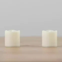 White LED Votive Candles, Set of 2
